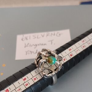 Genuine Kingman Turquoise Ring